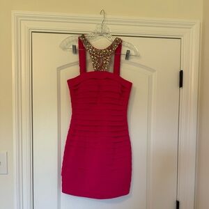 Sherri Hill Dress with Embellished Neckline